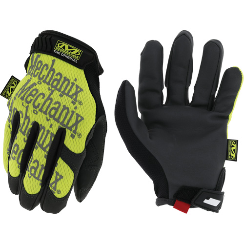 Original&reg; High-Visibility Work Gloves, Synthetic Palm, Size Medium/9 Cintas
