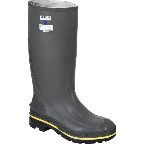 Pro&reg; Safety Boots, PVC, Steel Toe, Size 5 Cintas