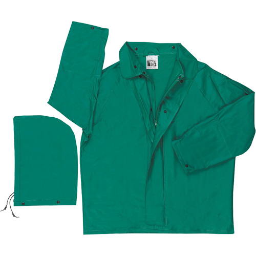 Imperm&eacute;able avec limite dinflammabilit&eacute; Dominator, Polyester/PVC, Grand, Vert Cintas
