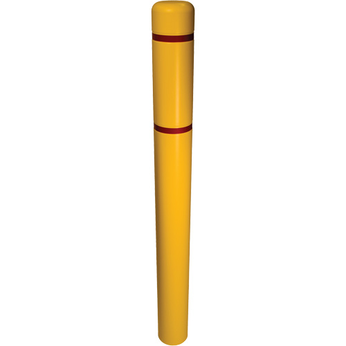 Couvre-bollard, 6" dia. x 52" l, Jaune Cintas