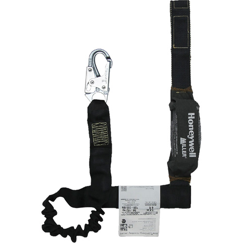 Miller&reg; Arc-Rated Shock-Absorbing Lanyard, 6', Locking Snap Hook Center, Locking Snap Hook Leg Ends, Kevlar&reg; Cintas