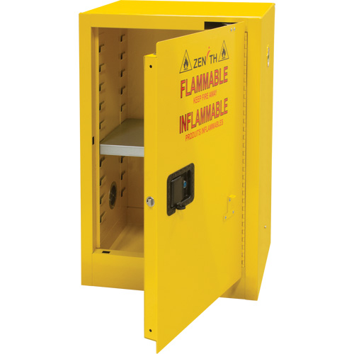 Armoire pour produits inflammables, 12 gal., 1 Porte(s), 23" La x 35" h x 18" p Cintas
