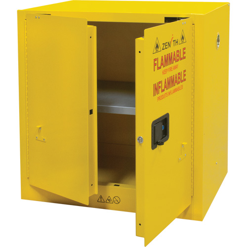 Flammable Storage Cabinet, 22 gal., 2 Door, 35" W x 35" H x 22" D Cintas