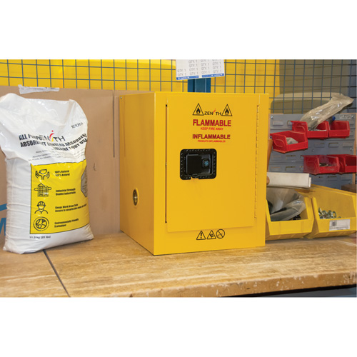 Flammable Storage Cabinet, 4 gal., 1 Door, 17" W x 22" H x 18" D Cintas