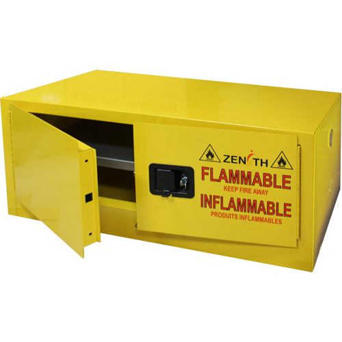 Flammable Storage Cabinet, 12 gal., 2 Door, 43" W x 18" H x 18" D Cintas