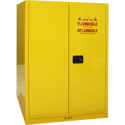 Armoire pour produits inflammables, 90 gal., 2 Porte(s), 43" La x 66" h x 34" p Cintas