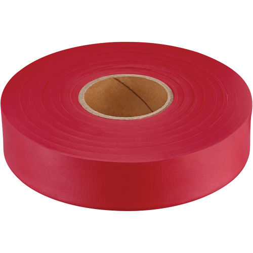 Empire Flagging Tape, 1" W x 600' L, Fluorescent Red Cintas