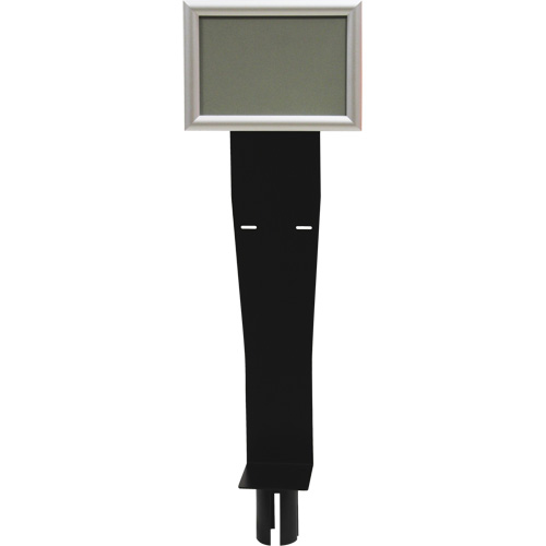 Sign & Dispenser Holder for Crowd Control Post, Black Cintas