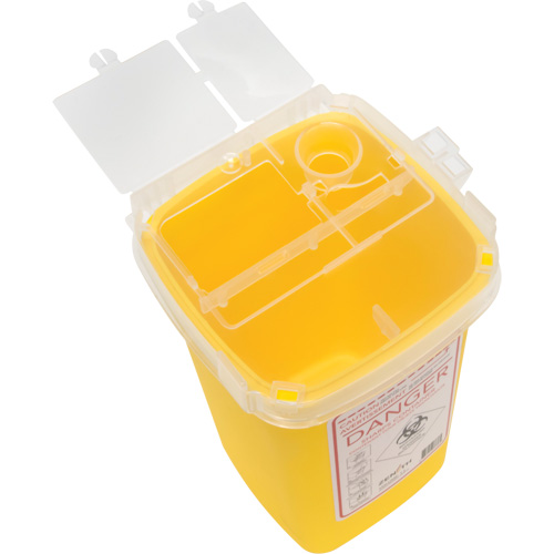 Contenant pour objets pointus et tranchants, Capacit&eacute; de 1 L Cintas