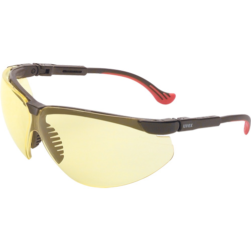 Uvex HydroShield&reg; Genesis&reg; XC Safety Glasses, Amber Lens, Anti-Fog/Anti-Scratch, ANSI Z87+/Meets/Exceeds CSA Z94.3 Cintas