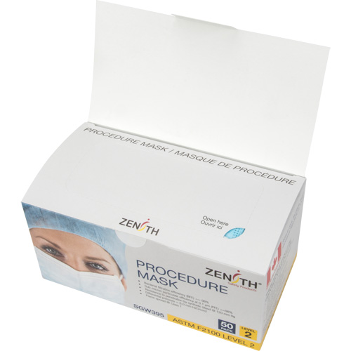 Disposable Procedure Face Masks, ASTM F2100 Level 2, Class 1 Cintas