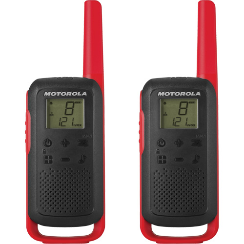 Radios bidirectionnelles Talkabout, Bande FRS, 22 canaux, Port&eacute;e 32 km Cintas