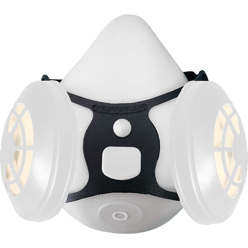 Comfort-Air&reg; 400Nx Half Mask without Exhalation Valve Kit, Elastomer/Rubber, Medium/Large Cintas