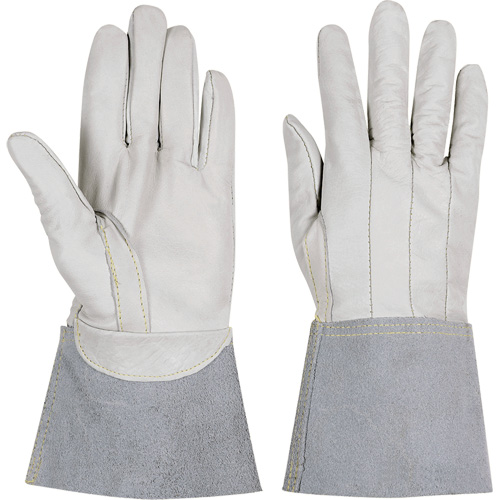 852 Ranpro&reg; FR White Stags TIG Gloves, Full Grain Calfskin, Size Small Cintas