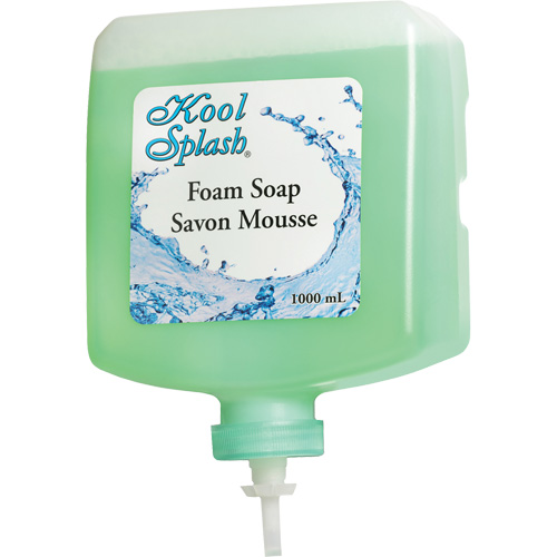 Savon apaisant &agrave; l'alo&egrave;s Kool Splash, Mousse, 1000 ml, Parfum&eacute; Cintas
