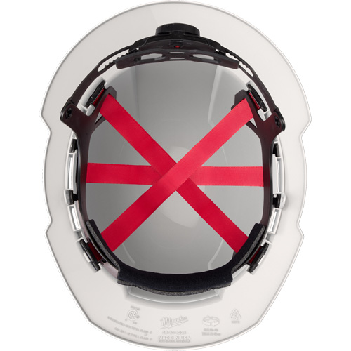 Full Brim Hardhat, Meets CSA Type 1, Ratchet Suspension, Vented Cintas