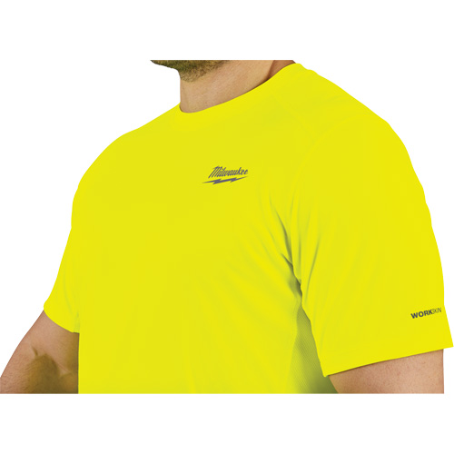 Chandail l&eacute;ger &agrave; haute visibilit&eacute; Workskin, Hommes, Petit, Jaune Cintas
