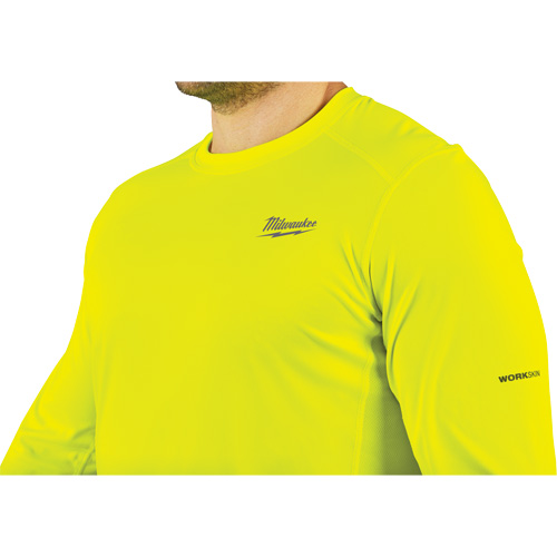 Chandail l&eacute;ger &agrave; haute visibilit&eacute; Workskin, Hommes, Petit, Jaune Cintas