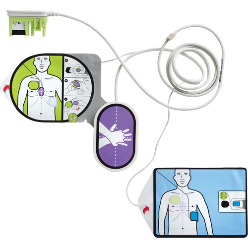 &eacute;lectrodes RCR pour adultes & enfants Uni-Padz, Zoll AED 3 Pour, Classe 4 Cintas