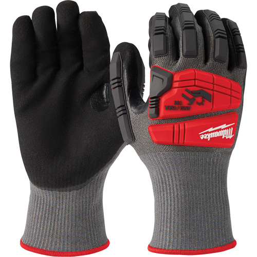 Impact & Cut-Resistant Gloves, Size X-Large, 18 Gauge, Nitrile Coated, ANSI/ISEA 105 Level 5 Cintas