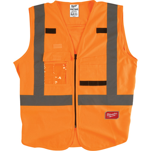 Veste de s&eacute;curit&eacute;, Orange haute visibilit&eacute;, 4T-Grand/5T-Grand Cintas
