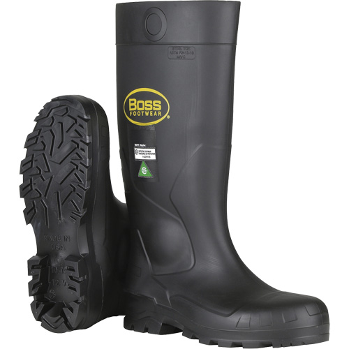 Botte de s&eacute;curit&eacute; compl&egrave;te Boss Dynamic, PVC, Embout Acier, Pointure 6, Semelle R&eacute;sistant aux perforations Cintas
