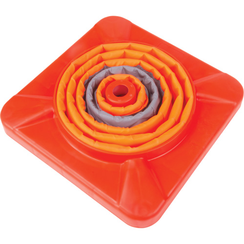 Collapsible Traffic Cone, 18" H, Orange Cintas
