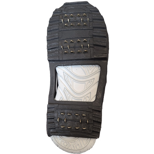 Brass Stride&reg; Non-Sparking Ice Cleats, Brass, Stud Traction, Small Cintas