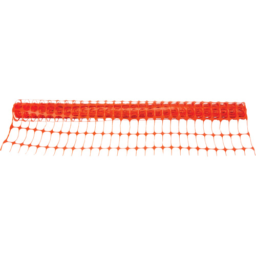 Cl&ocirc;ture &agrave; neige, 50' lo x 4' la, Orange Cintas