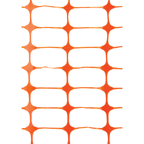 Cl&ocirc;ture &agrave; neige, 50' lo x 4' la, Orange Cintas