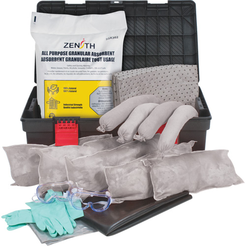 Tool Box Spill Kit, Universal, Bin, 31 US gal. Absorbancy Cintas