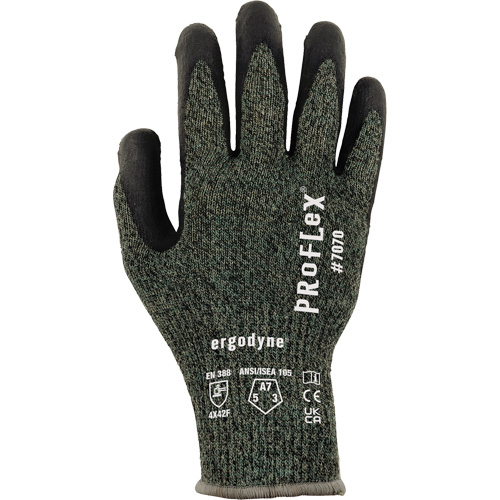 Gants enduit de nitrile r&eacute;sistant &agrave; la coupe ProFlex 7070, Taille Petit, Calibre 13, Rev&ecirc;tement Nitrile, Enveloppe en Aramide, ASTM ANSI niveau A7/EN 388 niveau F Cintas