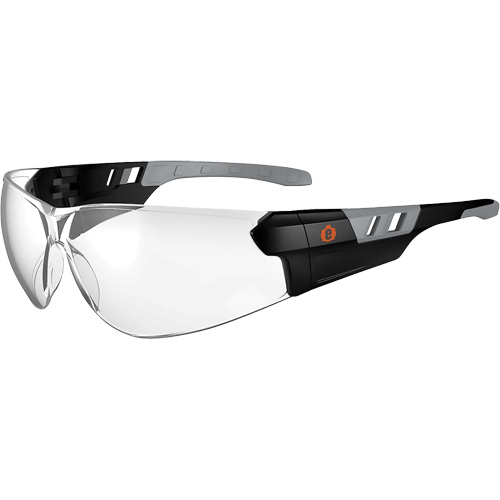 Lunettes de s&eacute;curit&eacute; sans monture Skullerz SAGA, Lentille Transparent, Anti-&eacute;gratignures, ANSI Z87+/R&eacute;pond ou surpasse la norme CSA Z94.3 Cintas