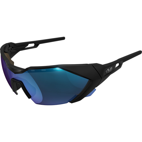 Type-E Safety Glasses, Blue Lens, Anti-Fog/Anti-Scratch, ANSI Z87+ Cintas