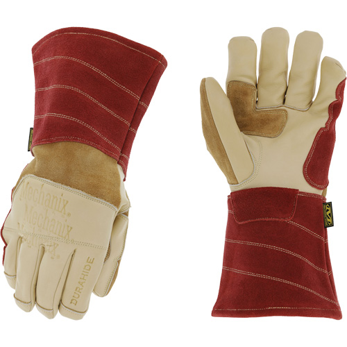 Flux Torch Welding Gloves, Grain Cowhide, Size 8 Cintas