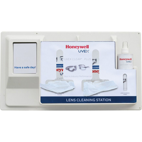 Uvex Clear&reg; Plus Permanent Lens Cleaning Station, Cardboard, 30" L x 4" D x 14" H Cintas