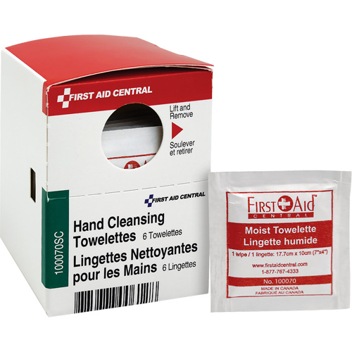 SmartCompliance&reg; Refill Cleansing Wipes, Towelette, Hand Cleaning Cintas