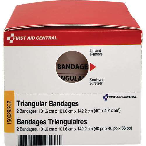 SmartCompliance&reg; Refill Triangular Bandages Cintas