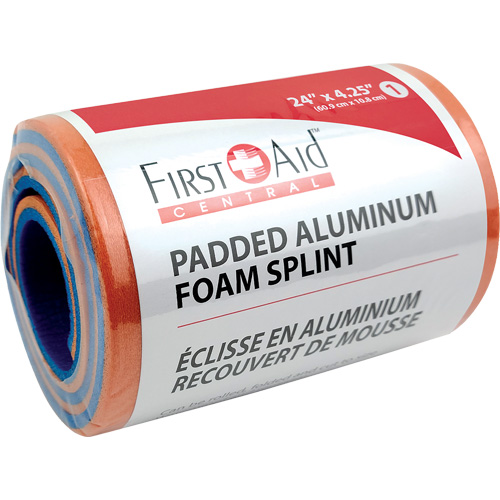 Splint, Multipurpose, Aluminum Foam Padded, 24", Non-Medical Cintas