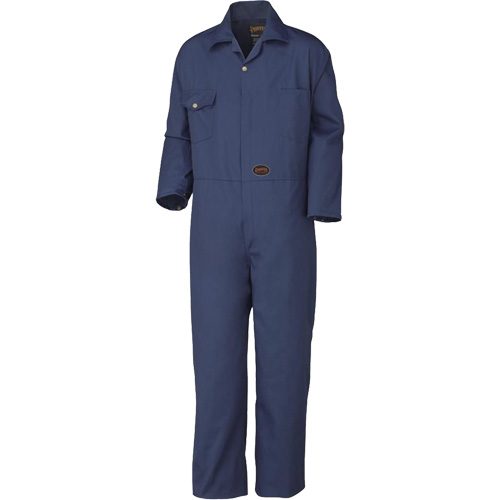 515 Coveralls with Brass Zipper, Men's, Navy Blue, Size 36 Cintas