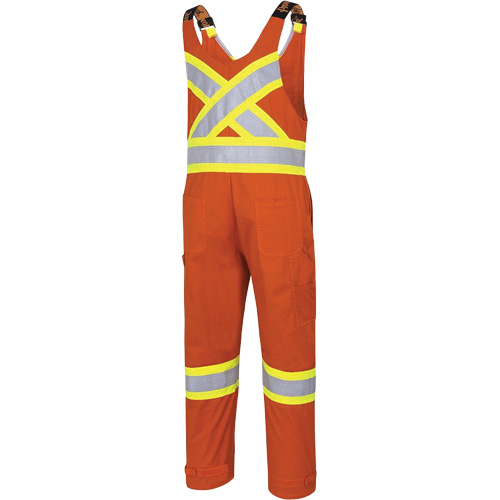7712 FR-Tech&reg; Flame-Resistant Overalls, Small, High Visibility Orange Cintas