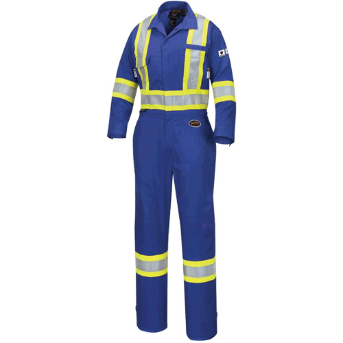 7704W Combinaison FR-Tech ignifuge/contre les arcs pour femme, Taille T-petit, Bleu royal, 10 cal/cm² Cintas