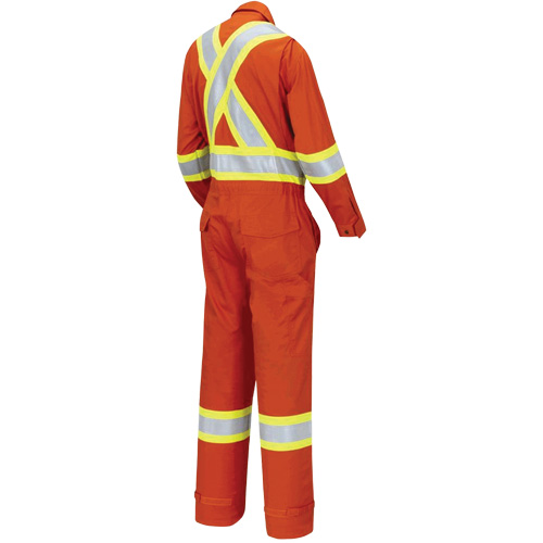 7702W Combinaison FR-Tech ignifuge/contre les arcs pour femme, Taille T-petit, Orange haute visibilit&eacute;, 10 cal/cm² Cintas