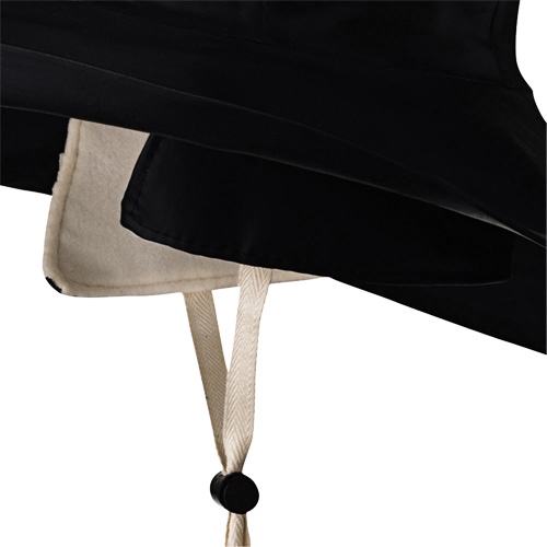 D5050 Chapeau Sou'wester traditionnel noir Dry King, Petit, Noir, Caoutchouc Cintas
