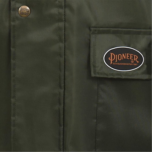 D8120J Nailhead Ripstop Tree Planter Hooded Jacket, Polyester/PVC, X-Small, Green Cintas