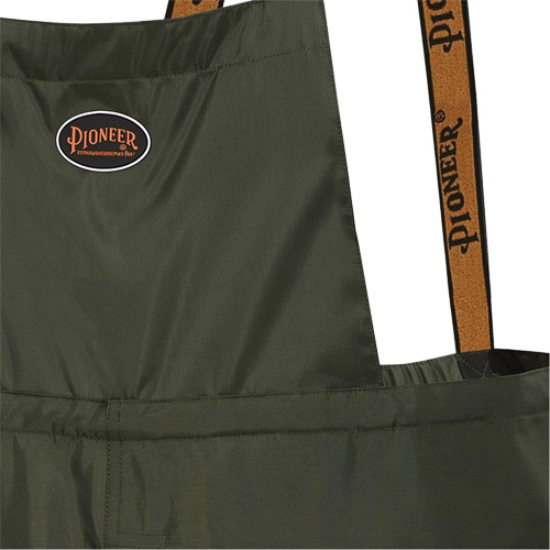 D8120P Nailhead Ripstop Tree Planter Bib Pants, X-Small, Polyester/PVC, Green Cintas