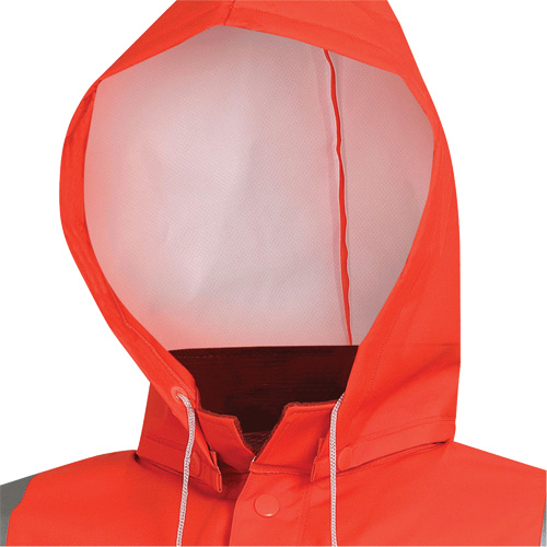 576J Veste de pluie ignifuge haute visibilit&eacute;, Petit, Orange haute visibilit&eacute; Cintas