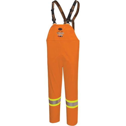 5882 FR/Arc-Rated Waterproof Safety Bib Pants, X-Small, High Visibility Orange Cintas