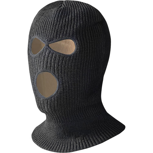 5560A Cagoule doubl&eacute;e &agrave; trois trous, Noir Cintas
