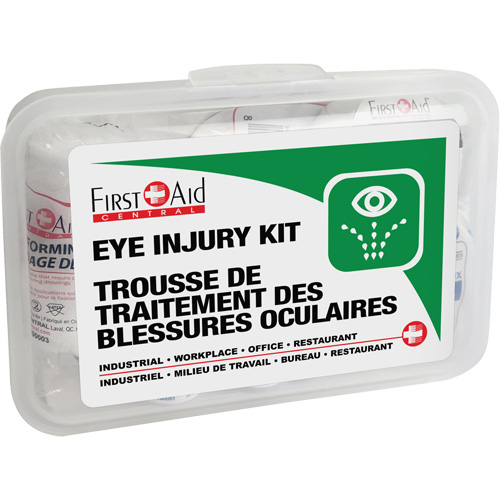 Eye Injury Kit, Plastic B Cintas